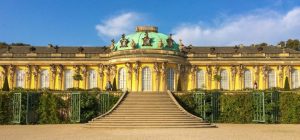 Schloss Sanssouci, the former summer palace of the Prussian kings in Potsdam, Germany
